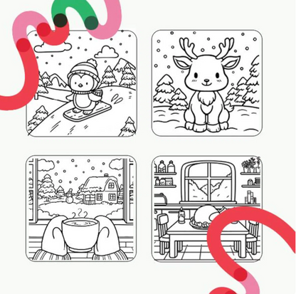 Christmas Coloring Book - Very U Coloring