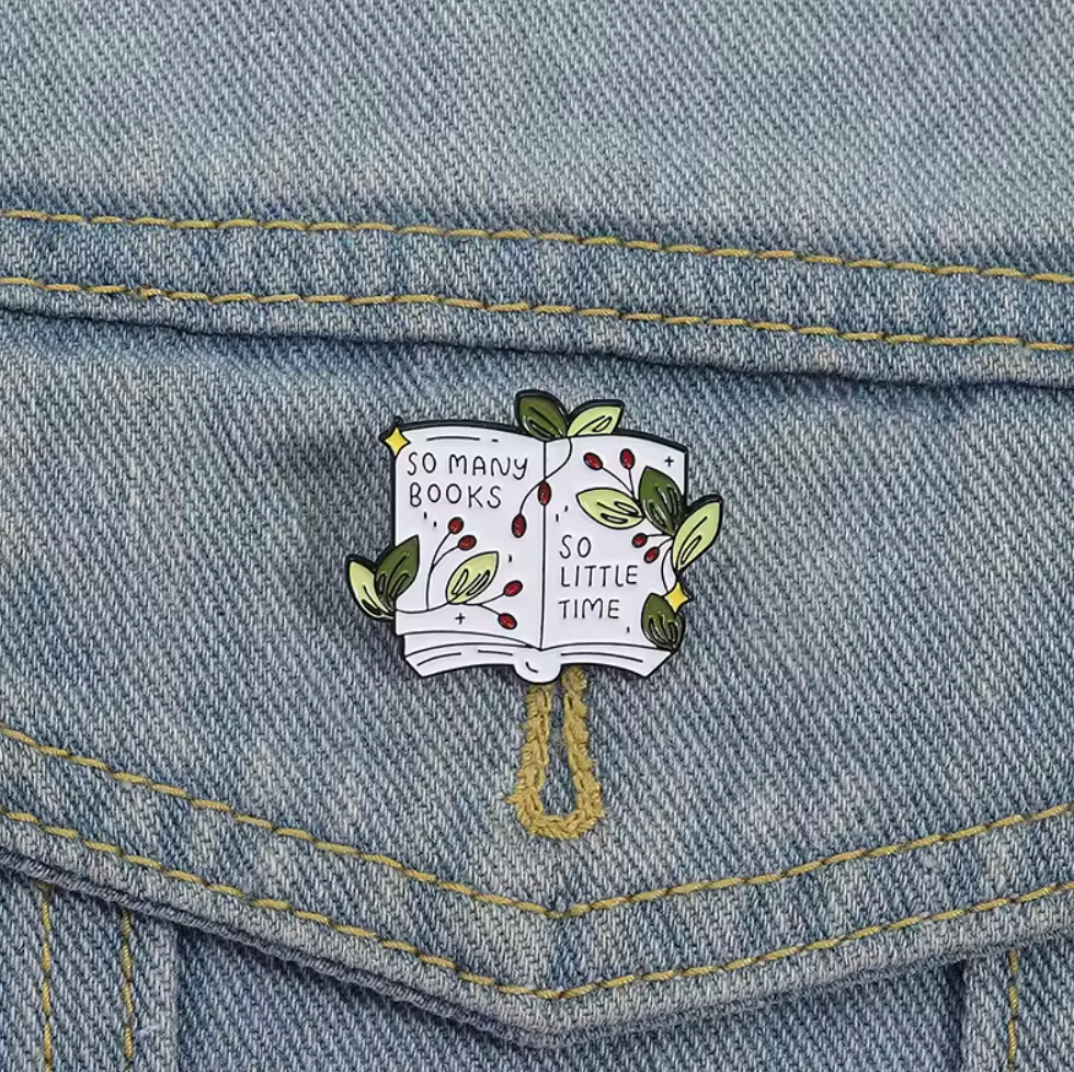 "So Many Books So Little Time" Pin