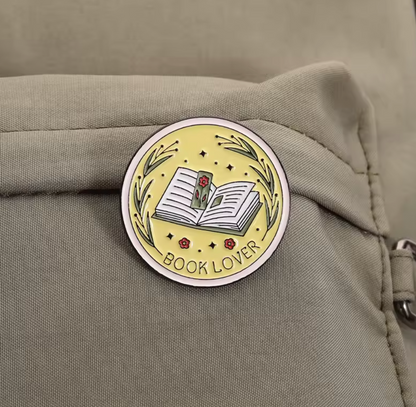 Book Lover Enamel Pin
