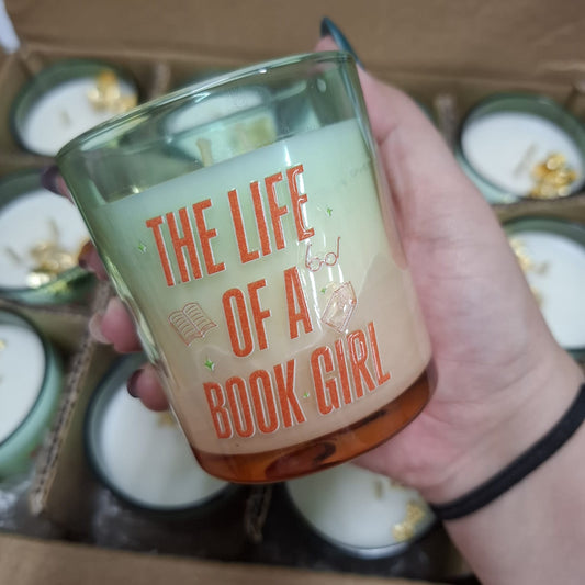 The Life of a Bookgirl Candle