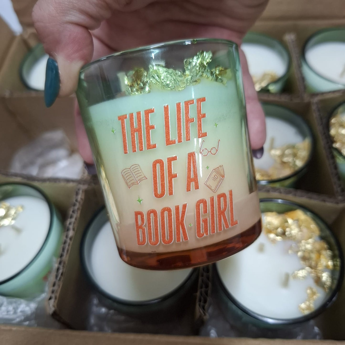 The Life of a Bookgirl Candle