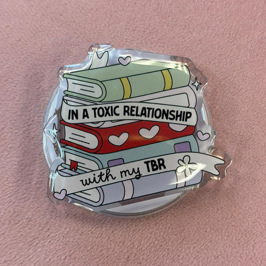 "In a Toxic Relationship with my TBR" MagSafe Kindle Grip