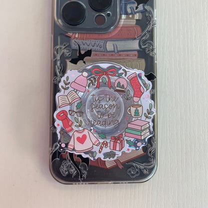 "Tis the season to be reading" Magsafe Kindle Grip