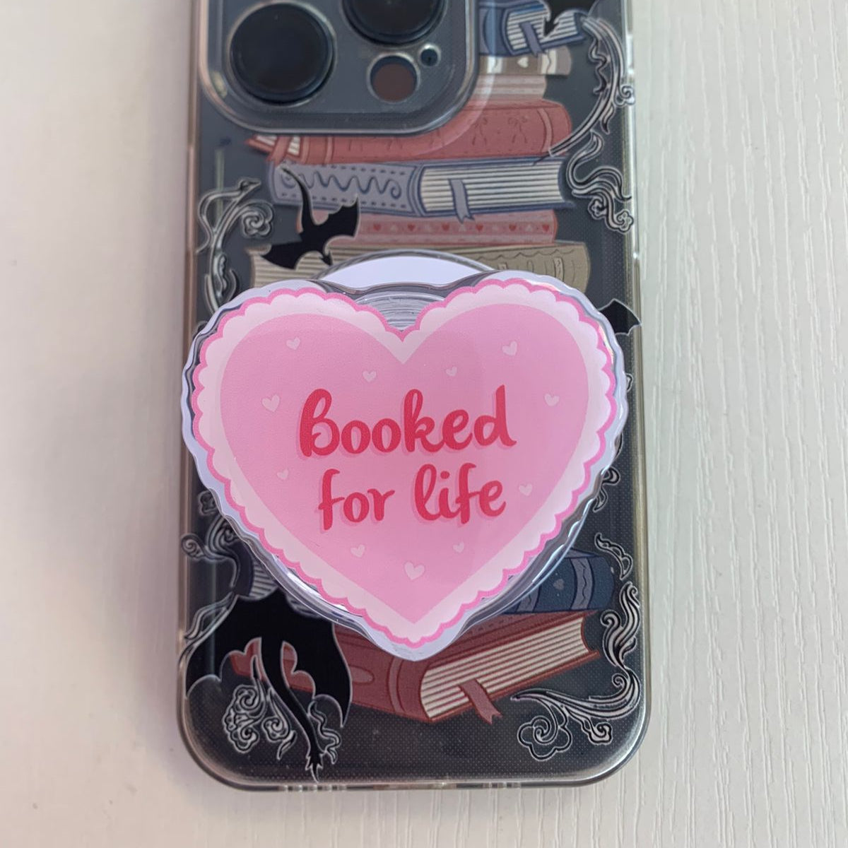 "Booked for Life" Magsafe Kindle Grip