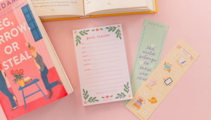 Book Review Notepad