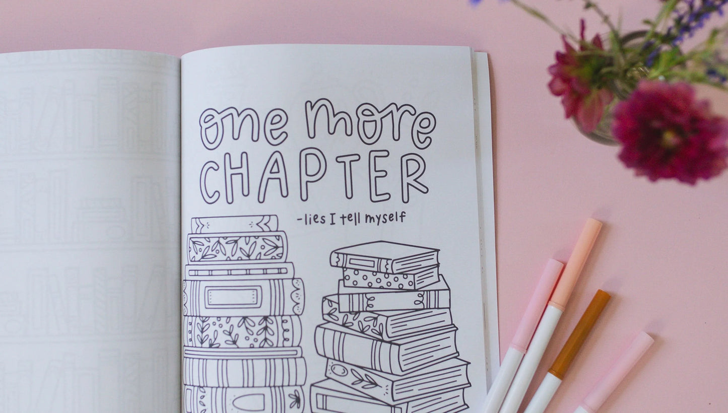 Book Lover Coloring Book