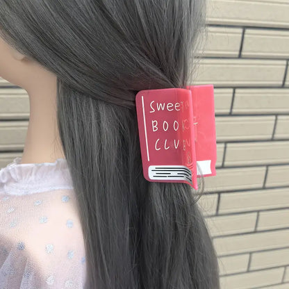"Sweet Book Club" Hair Clip