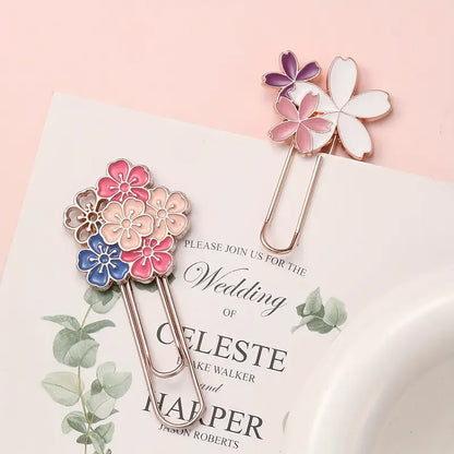 Metalic Flower Bookmark