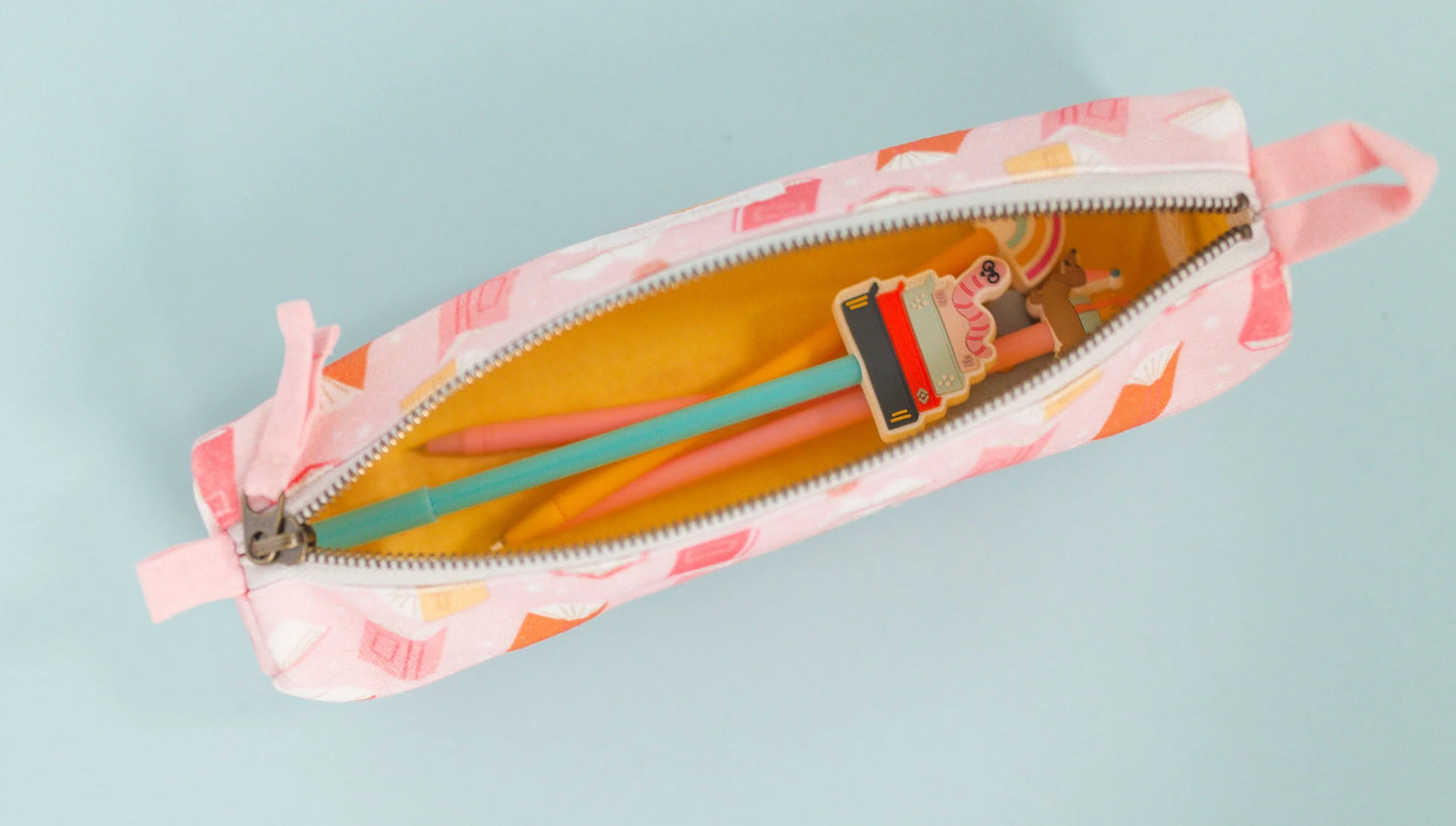 Flying Books Pencil Pouch