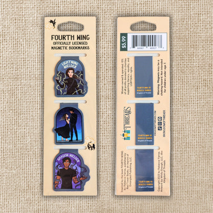 Violet and Xaden Fourth Wing Magnetic Bookmarks