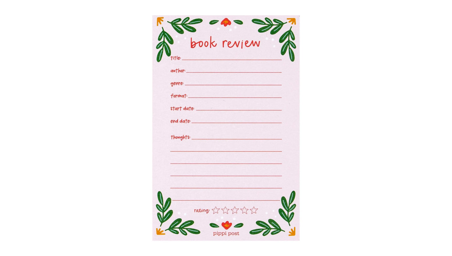 Book Review Notepad