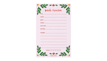 Book Review Notepad